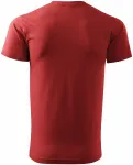 Мъжка семпла тениска, бордо