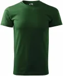 Мъжка семпла тениска, бутилка зелено