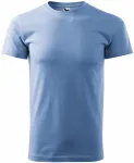 Мъжка семпла тениска, небесно синьо