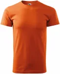 Мъжка семпла тениска, оранжево