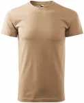 Мъжка семпла тениска, пясъчен