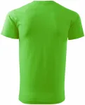 Мъжка семпла тениска, ябълково зелено
