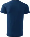 Мъжка семпла тениска, среднощно синьо