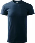 Мъжка семпла тениска, тъмно синьо