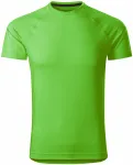 Мъжка спортна тениска, ябълково зелено