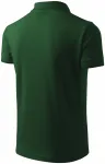 Мъжка свободна риза поло, бутилка зелено
