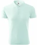 Мъжка свободна риза поло, ледено зелено