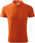 Мъжка свободна риза поло, оранжево