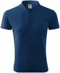 Мъжка свободна риза поло, среднощно синьо
