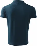 Мъжка свободна риза поло, тъмно синьо