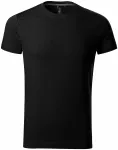 Мъжка тениска декорирана, черен