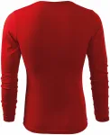Мъжка тениска с дълъг ръкав, червен