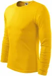 Мъжка тениска с дълъг ръкав, жълт