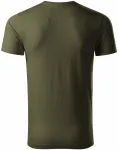 Мъжка тениска, текстуриран органичен памук, военни