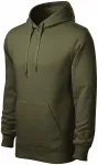 Мъжки суичър с качулка без цип, военни