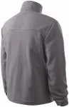 Мъжко яке от полар, стоманено сиво