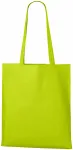Памучна чанта за пазаруване, липово зелено