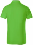 Поло риза за деца, ябълково зелено