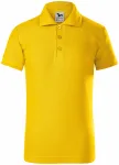 Поло риза за деца, жълт
