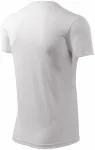 Тениска с асиметрично деколте, Бял