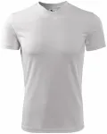 Тениска с асиметрично деколте, Бял
