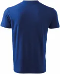 Тениска с къс ръкав, средно тегло, кралско синьо