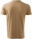 Тениска с къс ръкав, средно тегло, пясъчен