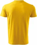 Тениска с къс ръкав, средно тегло, жълт