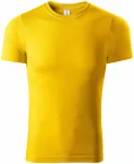 Тениска с по-голямо тегло, жълт