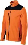 Топло унисекс яке от полар, оранжево