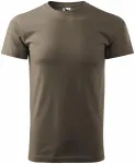 Унисекс тениска с по-голямо тегло, армия