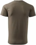 Унисекс тениска с по-голямо тегло, армия