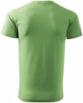 Унисекс тениска с по-голямо тегло, грахово зелено