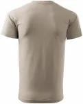 Унисекс тениска с по-голямо тегло, ледено сиво