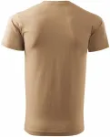 Унисекс тениска с по-голямо тегло, пясъчен