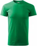 Унисекс тениска с по-голямо тегло, трева зелено
