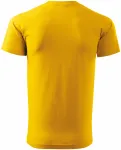 Унисекс тениска с по-голямо тегло, жълт