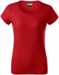 Устойчива дамска тениска в тежка категория, червен
