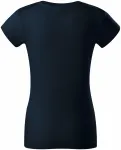 Устойчива дамска тениска в тежка категория, тъмно синьо
