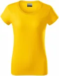 Устойчива дамска тениска в тежка категория, жълт