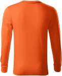 Устойчива мъжка тениска с дълъг ръкав, оранжево